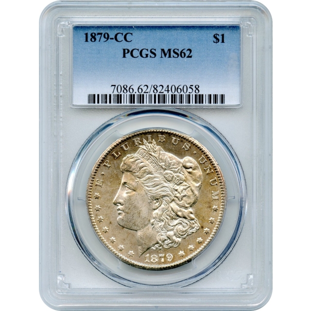 1879-CC $1 Morgan Silver Dollar PCGS MS62