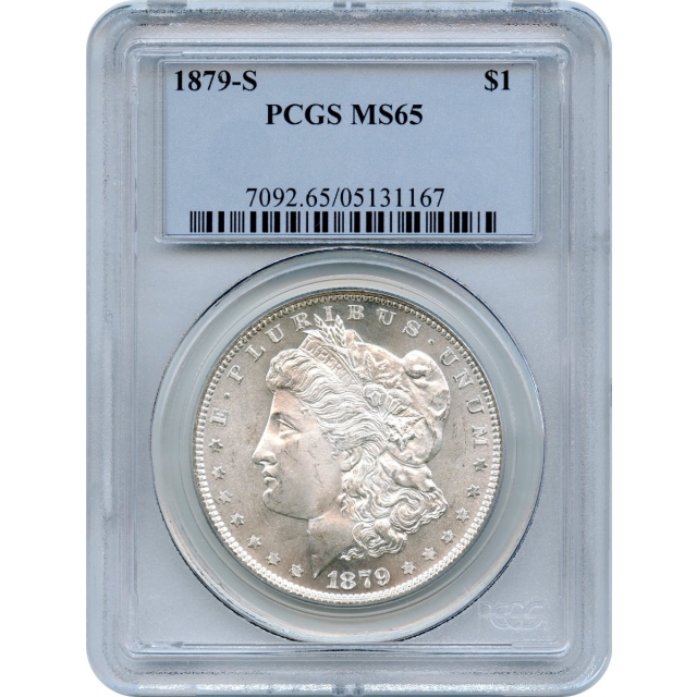 1879-S $1 Morgan Silver Dollar PCGS MS65