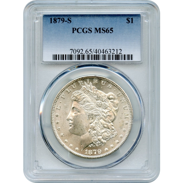 1879-S $1 Morgan Silver Dollar PCGS MS65