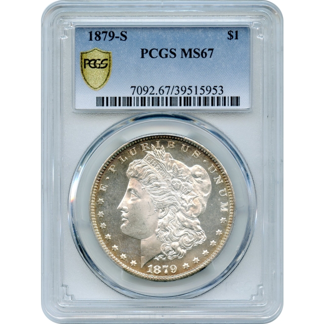 1879-S $1 Morgan Silver Dollar PCGS MS67