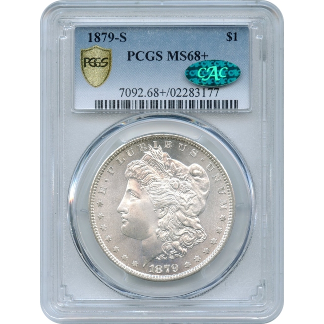 1879-S $1 Morgan Silver Dollar PCGS MS68+ (CAC) - Simply the FINEST-!!! - P.O.R.
