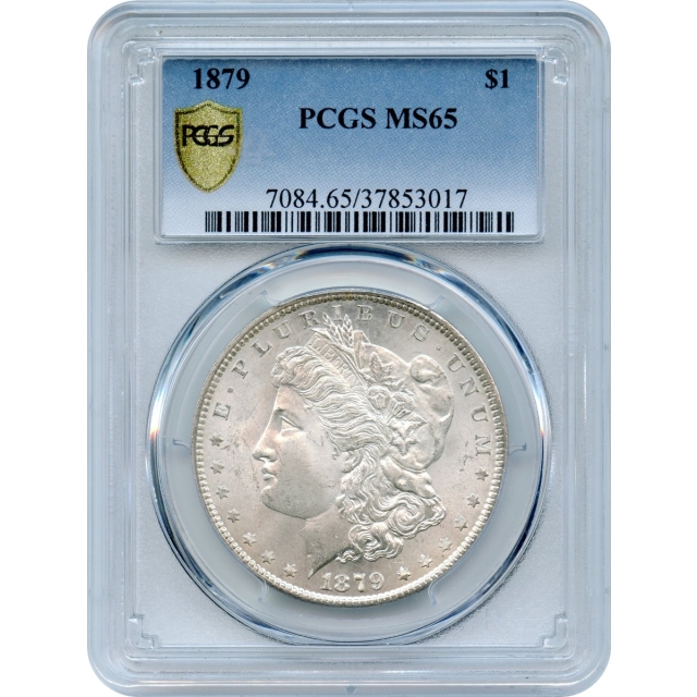 1879 $1 Morgan Silver Dollar PCGS MS65