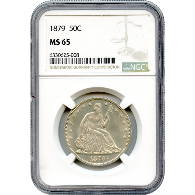 1879 50C Liberty Seated Half Dollar NGC MS65