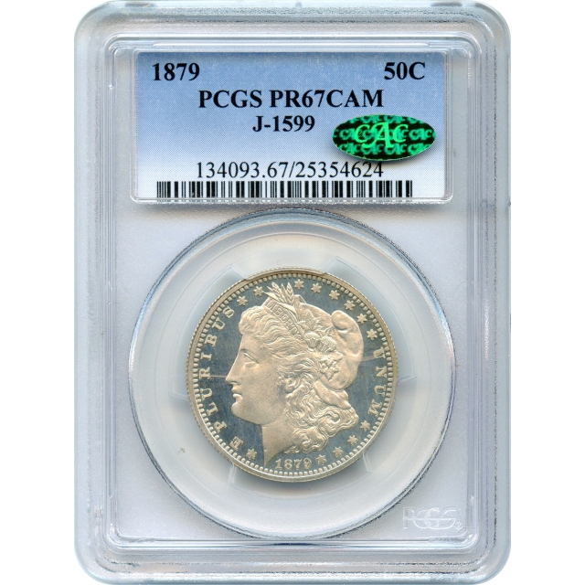 1879 50C Morgan Liberty Head Pattern, J-1599 PCGS PR67CAM (CAC)