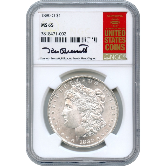 1880-O $1 Morgan Silver Dollar NGC MS65