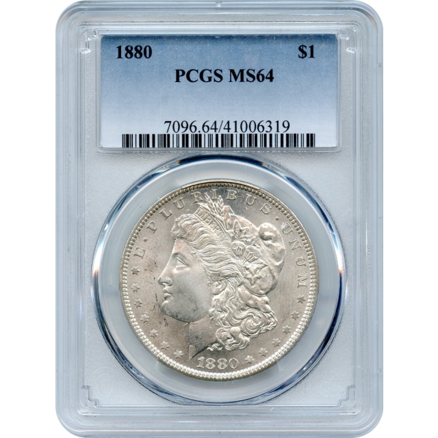 1880 $1 Morgan Silver Dollar PCGS MS64