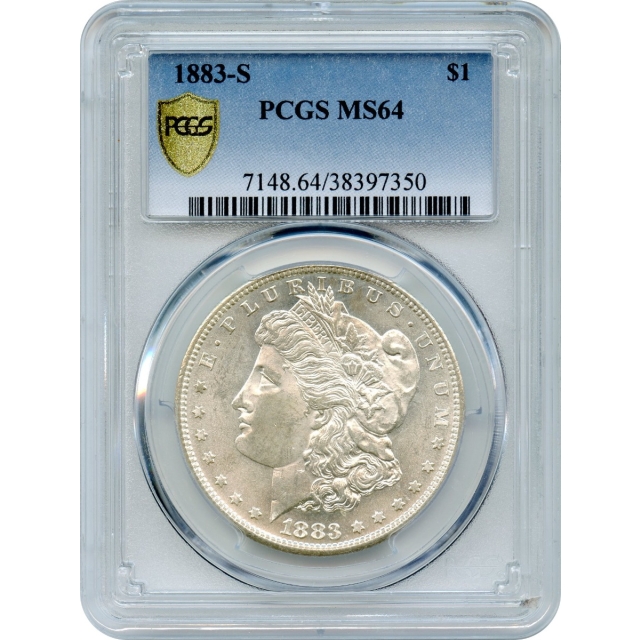 1883-S $1 Morgan Silver Dollar PCGS MS64