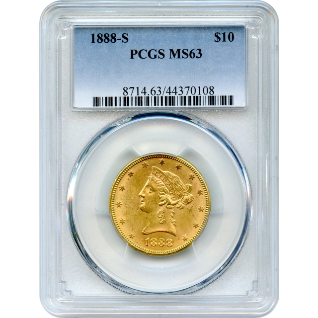 1888-S $10 Liberty Head Eagle PCGS MS63