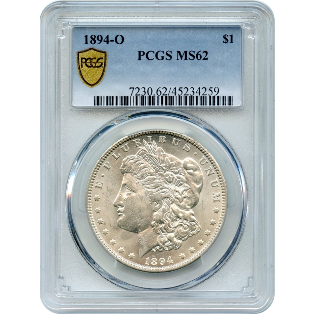 1894-O $1 Morgan Silver Dollar PCGS MS62