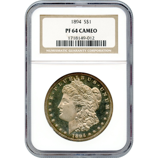 1894 $1 Morgan Silver Dollar NGC PR64CAM