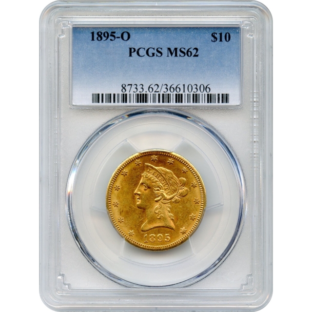 1895-O $10 Liberty Head Eagle PCGS MS62