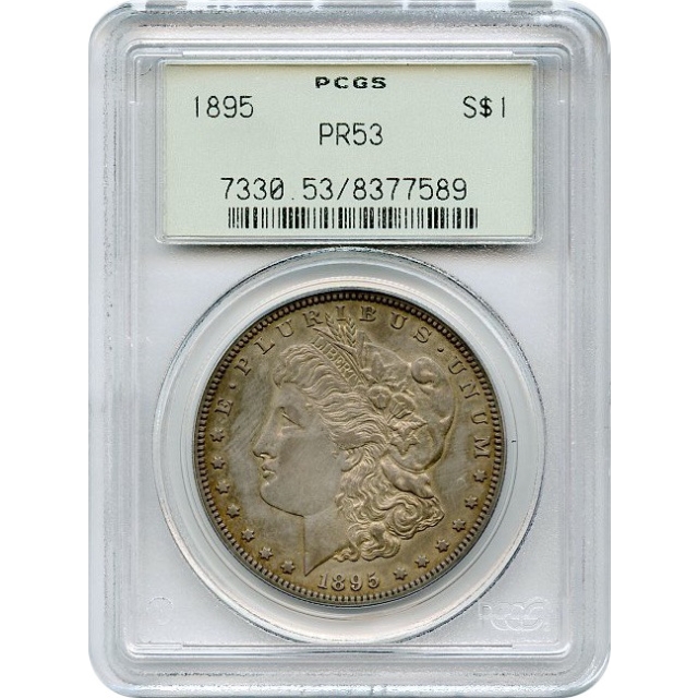 1895 $1 Morgan Silver Dollar PCGS AU53