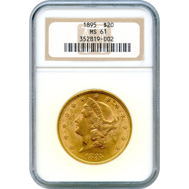 1895 $20 Liberty Head Double Eagle NGC MS61