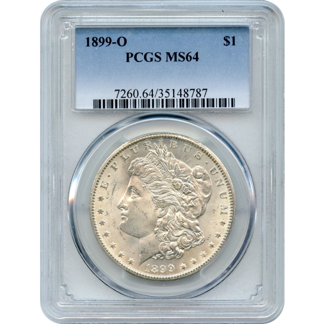 1899-O $1 Morgan Silver Dollar PCGS MS64