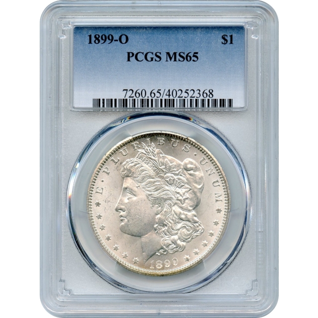 1899-O $1 Morgan Silver Dollar PCGS MS65
