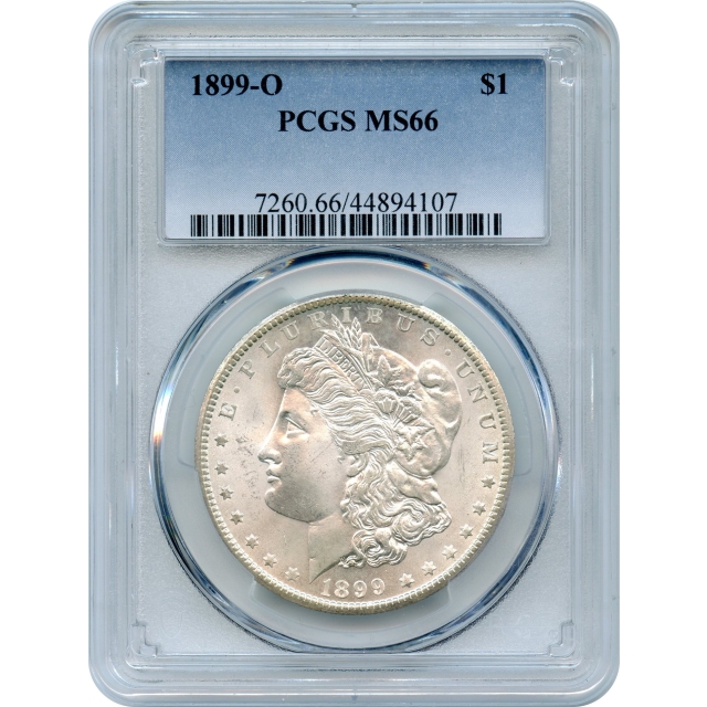 1899-O $1 Morgan Silver Dollar PCGS MS66