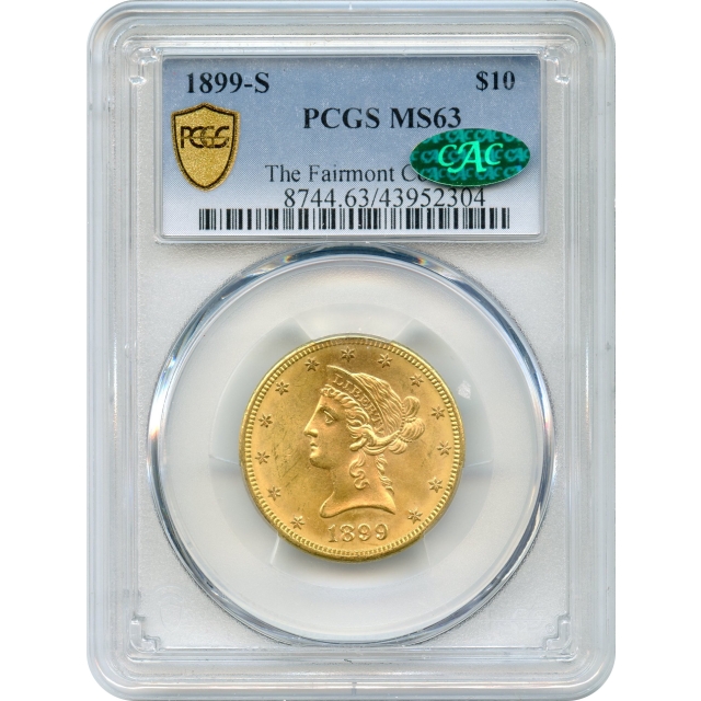 1899-S $10 Liberty Head Eagle PCGS MS63 (CAC)