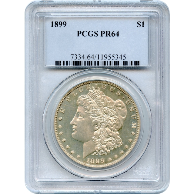 1899 $1 Morgan Silver Dollar PCGS PR64