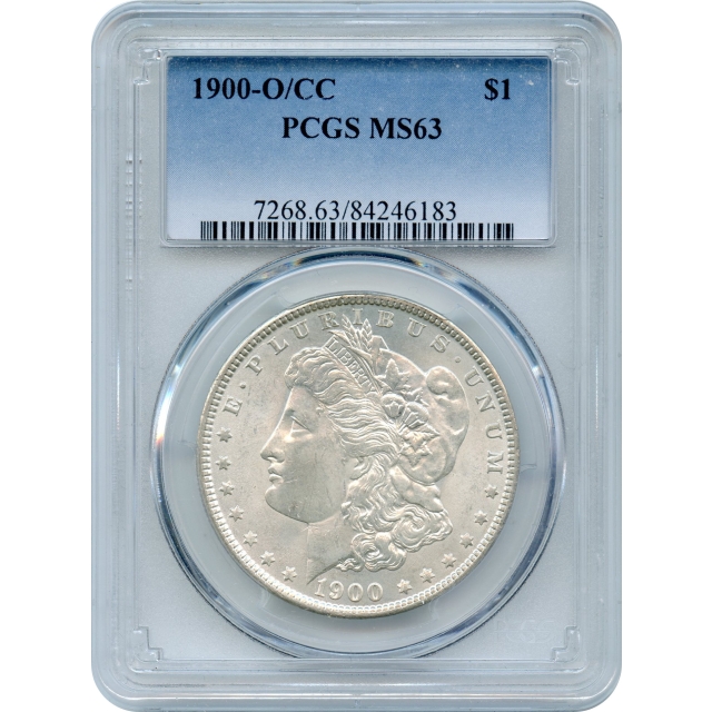 1900-O/CC $1 Morgan Silver Dollar PCGS MS63