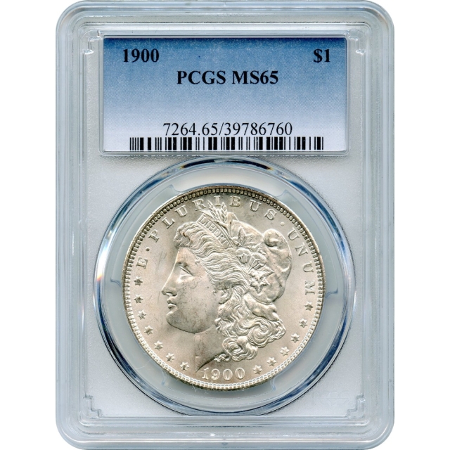 1900 $1 Morgan Silver Dollar PCGS MS65
