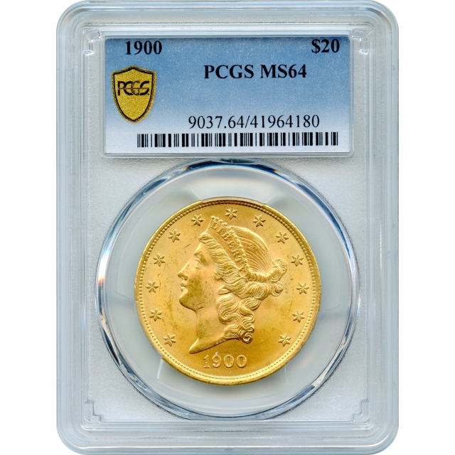 1900 $20 Liberty Head Double Eagle PCGS MS64
