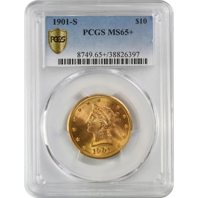 1901-S $10 Liberty Head Eagle PCGS MS65+