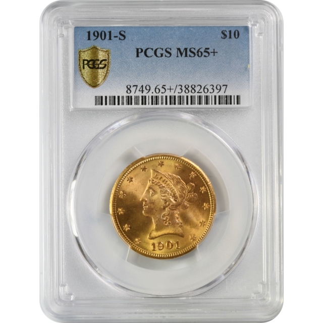 1901-S $10 Liberty Head Eagle PCGS MS65+