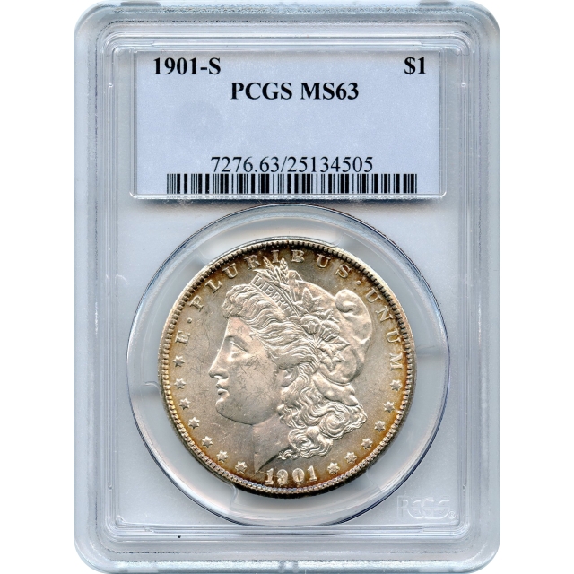 1901-S $1 Morgan Silver Dollar PCGS MS63