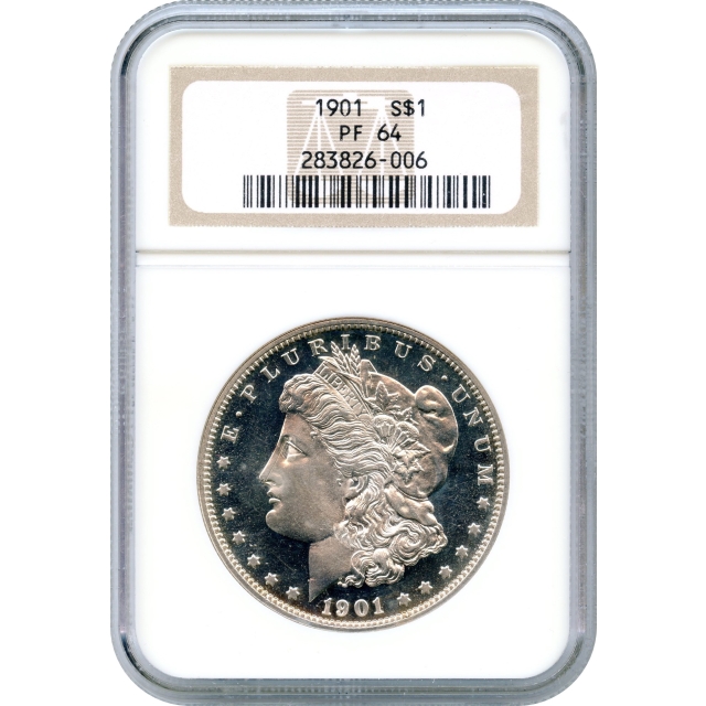 1901 $1 Morgan Silver Dollar NGC PR64 - A Bargain Compared to MS64 1901 Morgan!