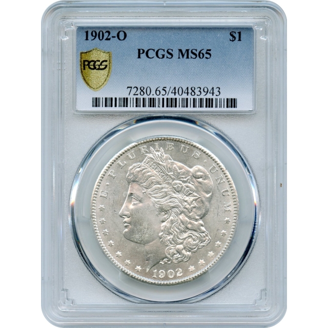 1902-O $1 Morgan Silver Dollar PCGS MS65