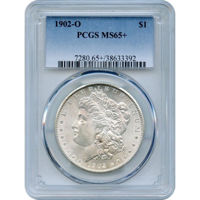 1902-O $1 Morgan Silver Dollar PCGS MS65+