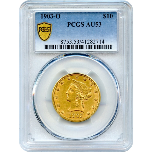 1903-O $10 Liberty Head Eagle PCGS AU53