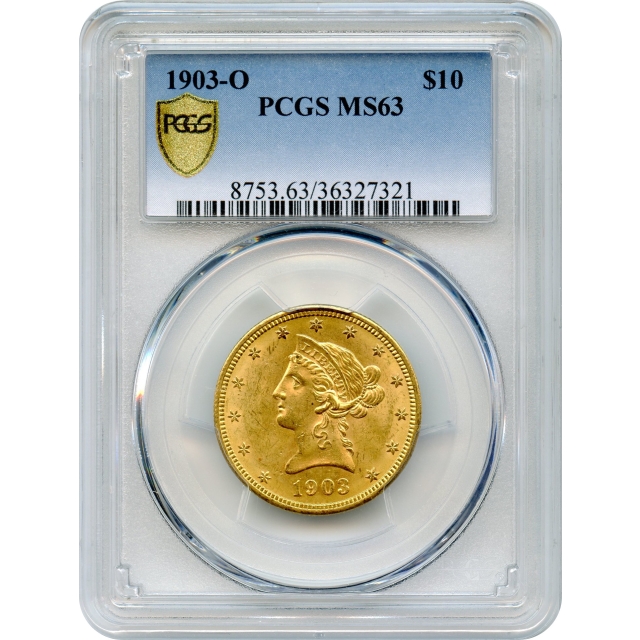 1903-O $10 Liberty Head Eagle PCGS MS63