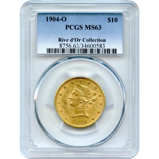 1904-O $10 Liberty Head Eagle PCGS MS63