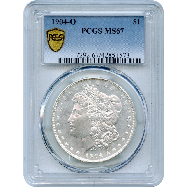 1904-O $1 Morgan Silver Dollar PCGS MS67