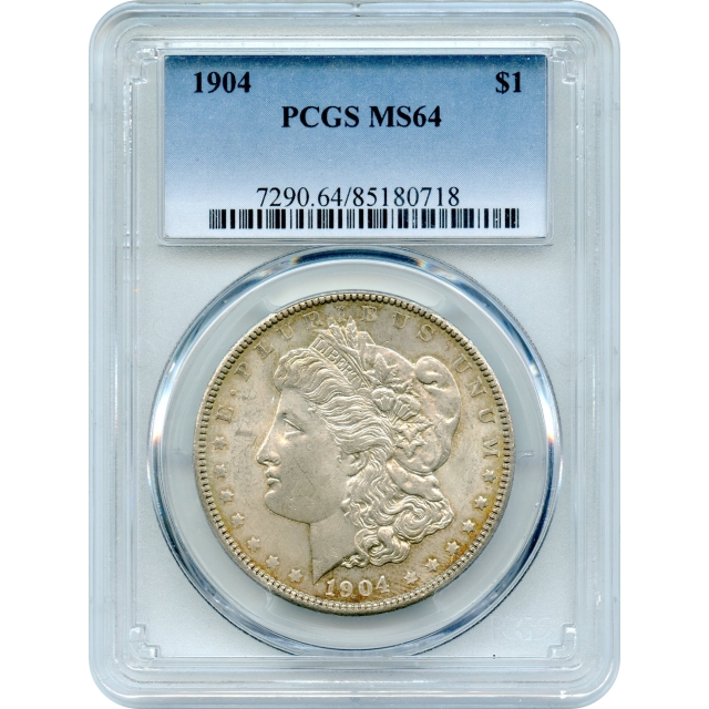 1904 $1 Morgan Silver Dollar PCGS MS64