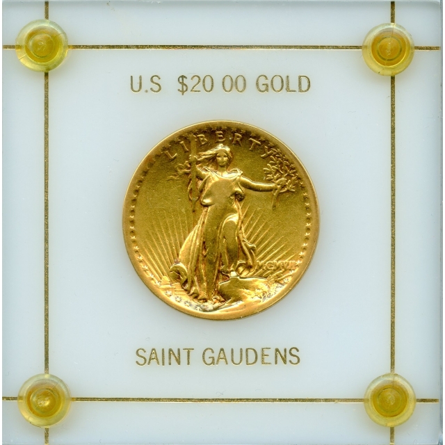 1907 $20 Saint Gaudens High Relief Pocket Piece Fine condition