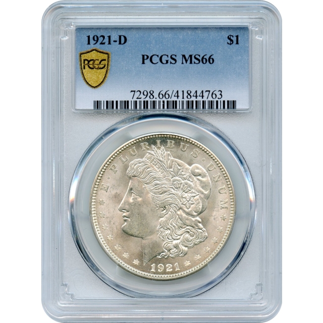1921-D $1 Morgan Silver Dollar PCGS MS66 - 100 Year Anniversary!