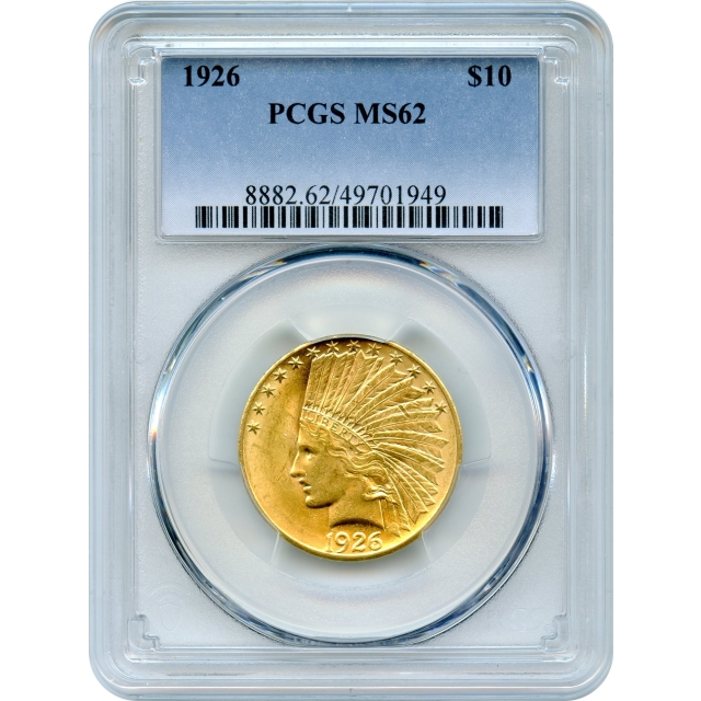 1926 $10 Indian Head Eagle PCGS MS62 (PQ-!)