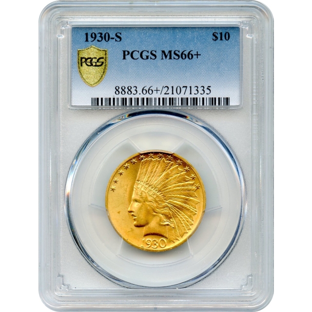 1930-S $10 Indian Head Eagle PCGS MS66+