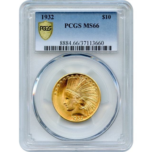1932 $10 Indian Head Eagle PCGS MS66