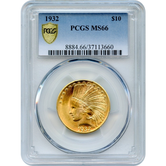 1932 $10 Indian Head Eagle PCGS MS66