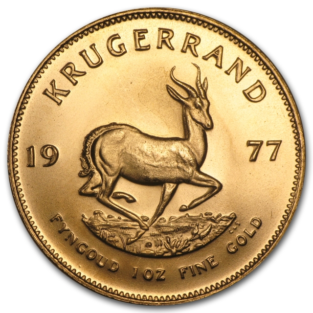(5) 1977 1 oz. Gold Krugerrands BU