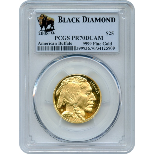 2008-W $25 American Gold Buffalo PCGS PR70DCAM
