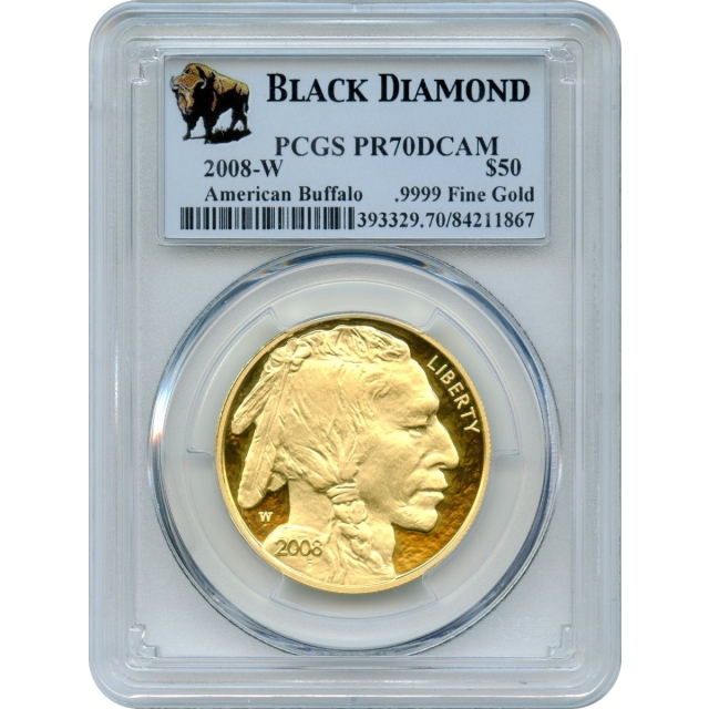 2008-W $50 American Gold Buffalo PCGS PR70DCAM
