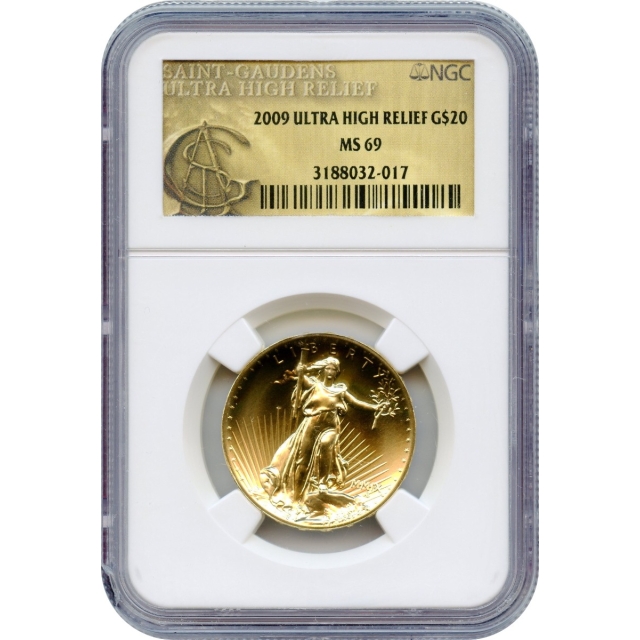 2009 G$20 Ultra High Relief NGC MS69