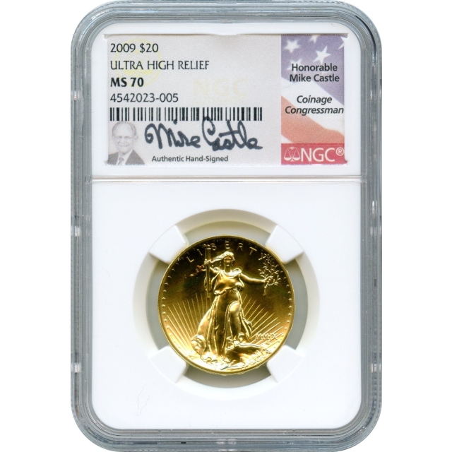 2009 G$20 Ultra High Relief NGC MS70