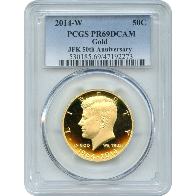 2014-W G50C JFK 50th Anniversary PCGS PR69DCAM