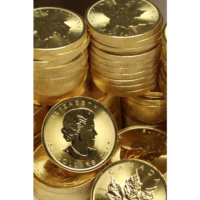 2020 Gold Canadian Maple Leaf 1oz Fine Gold (x 250 units)